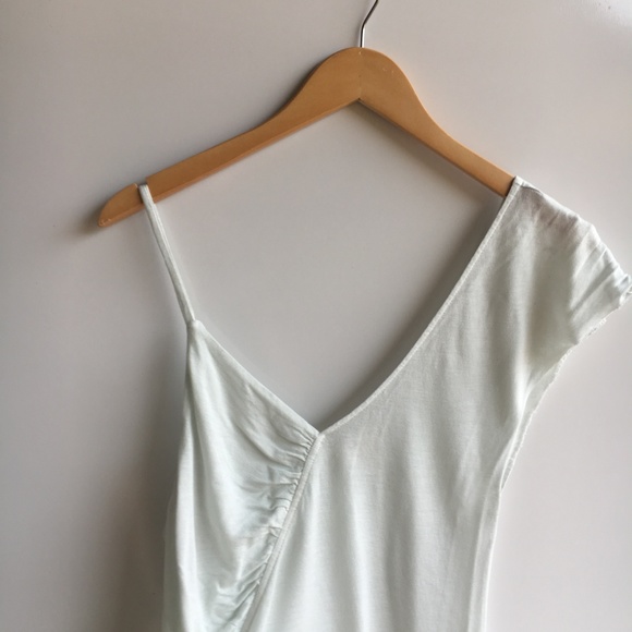 Silence+noise light green Draped Asymmetrical Tank - Picture 2 of 8